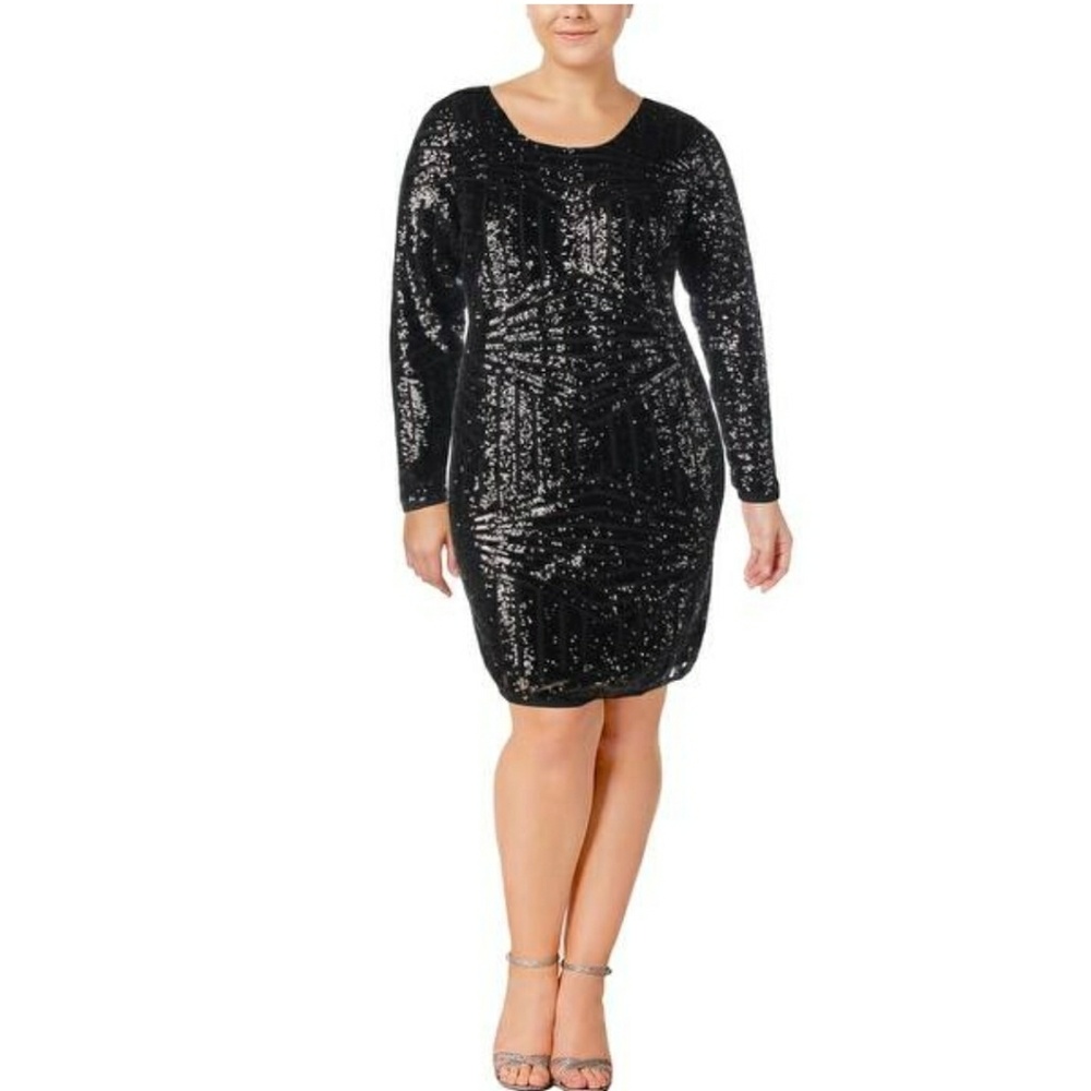 Plus size Sequin dress